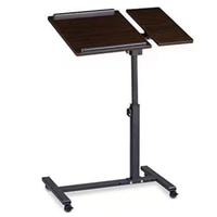 Table d'appoint portable réglable pour ordinateur portable, bureau d'étude, bureau amovible et relevable, moderne, simple, noir, directement de l'usine