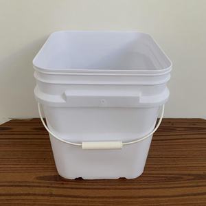 Seau à <span class=keywords><strong>peinture</strong></span> en plastique PP <span class=keywords><strong>de</strong></span> qualité alimentaire, réutilisable, durable, léger, couleurs personnalisables, 6L, étanche, écologique, OEM/ODM YH - Product Image 4