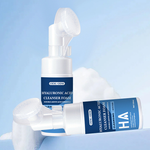 Ácido Hialurónico Natural Espuma para Acné Limpieza Facial Hidratante Limpieza Profunda Mousse Burbuja Exfoliante Limpiador Facial con Cepillo - Product Image 2