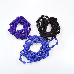 Colorful Round No Tie Bamboo Knot Shoelace <b>Elastic</b> Polyester No Tie Lazy Shoelaces - Product Image 3