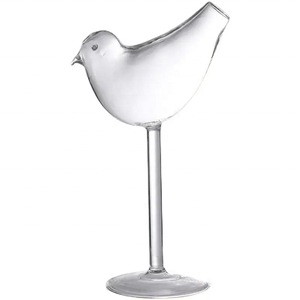 150ml Vintage Bar Little Bird Shape Cristalería Copa de cóctel Cristal Martini Copa con tallo - Product Image 4
