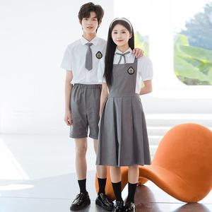 Conjuntos Deportivos de Dos Piezas de Manga Corta y Pantalones Cortos/Faldas de Algodón para Padres e Hijos, Conjuntos Escolares de Verano para Niños, Profesores y Estudiantes, con Logotipo Personalizado - Product Image 6