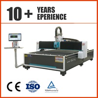 Mesin Pemotong Laser Serat dengan Penunjuk Cahaya Merah 1530 1500W Flatbed