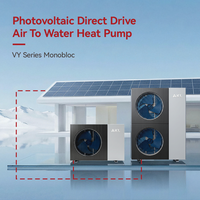 Bomba de Calor de Aire a Agua R290 Eco, Aprobada por MCS, 10kW, Monofásica, Monobloque, UKCA ErP A++, Silenciosa 44dB, Calefacción, Refrigeración y ACS para Hogares en el Reino Unido
