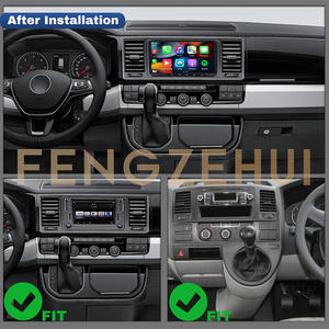 Autoradio Android universel pour T5 Caravelle/<span class=keywords><strong>Transporter</strong></span>/Multivan 2010-2016, écran <span class=keywords><strong>auto</strong></span>, lecteur DVD, radio avec 64 Go FM DSP - Product Image 2