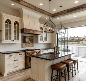 Armoire de cuisine BALOM Premium |   Laque blanche classique + Modulaire sans cadre |   Mécanisme de fermeture douce pour les cuisines d'appartements urbains - Product Image 4