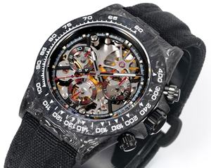 Relojes Mecánicos de Fibra de Carbono de Diseño Negro, Tendencia de Moda, Gran Venta - Product Image 4