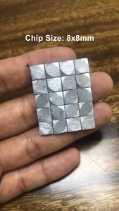 Mosaico Metálico Cúbico de Aluminio 3D Gravitacional Plateado de Fábrica Foshan para Decoración del Hogar y Revestimiento de Cocina - Product Image 2