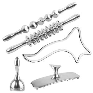 Herramienta <span class=keywords><strong>de</strong></span> Masaje Gua Sha, Rodillo Masajeador Facial <span class=keywords><strong>de</strong></span> Acero Inoxidable, Masaje Facial Antienvejecimiento, Antiarrugas, Drenaje Linfático - Product Image 1