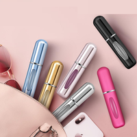 Bouteilles de parfum rechargeables séparées de 5ml Bouteilles vides d'atomiseur de parfum de jet de voyage pour voyager