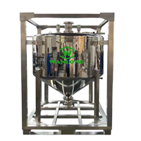 Réservoir à poudre en acier inoxydable de qualité alimentaire Wanlong 1000L Écologique à vendre