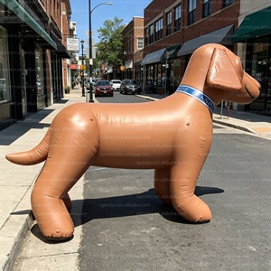 Modèle de chien <span class=keywords><strong>teckel</strong></span> gonflable géant de haute qualité avec logo personnalisé pour la publicité des animaleries/présentation en centre commercial/festival/événement - Product Image 5