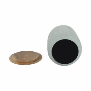 Bougie parfumée avec couvercle en bois, bougie votive décorative pour espaces intérieurs et extérieurs, élégante bougie en pot pour la maison - Product Image 5