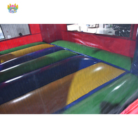 Château gonflable AirFunPro avec blocs de construction, toboggan, en PVC, facile à installer, pour 10 enfants maximum, fête d'anniversaire, amusement en plein air