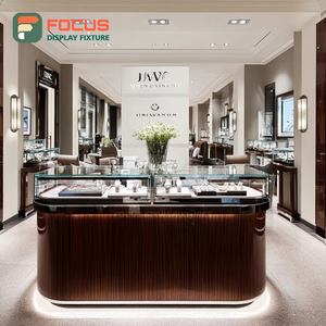 Modern Jewelry Retail Display System Polished Surface Jewelry Shop Jewelry Cabinet - Product Image 6