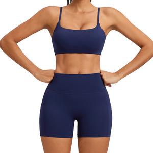 Conjunto Deportivo de Yoga 2 Piezas <span class=keywords><strong>para</strong></span> Mujer, Transpirable, con Bolsillos, Ajustado, <span class=keywords><strong>para</strong></span> Correr al Aire Libre, 2026 - Product Image 4