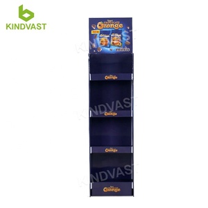 Toko Makanan kustom bergelombang sisi ganda rak Supermarket Gondola biskuit kue - Product Image 3