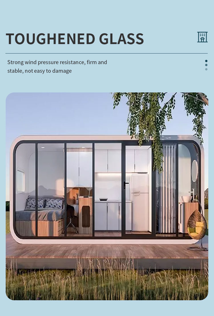 Space Capsule Movable Homes Mobile Prefab House Container Tiny Prefabricated Houses