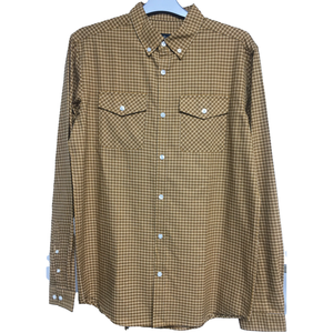 เสื้อเชิ้ตแขนสั้นเข้ารูปสำหรับผู้ชายเสื้อเชิ้ตผ้าคอตตอนย้อมสี100% ดีไซน์แบบกำหนดเองได้ทันสมัย - Product Image 5