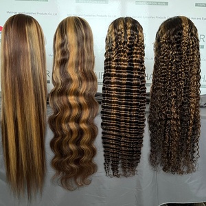 วิกผมหน้าผากสีไฮไลท์ 10a ผมแท้ 100% สำหรับวิกผมลูกไม้แบบใส ผมอินเดียเรมี่ ความหนาแน่น 180% วิกผมแบบไม่ต้องใช้กาว - Product Image 4