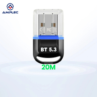 Free Driver BT V5.3 USB BT Dongle, receptor adaptador BT, Plug & Play de baja latencia Compatible con Windows 11/10/8.1/7 para computadora