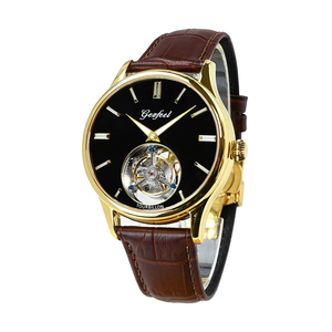 นาฬิกาข้อมือผู้ชาย GEZFEEL รุ่น GFL-Z1227-1 ระบบจักรกลอัตโนมัติ กระจกแซฟไฟร์  กลไกตูร์บิญอง กันน้ำ 5BAR  พร้อมบริการดรอปชิปปิ้ง - Product Image 5