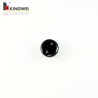 Kingwei KWT1470J12B - Zumbador Piezoeléctrico Externo de 14 mm y 12 V, Color Negro, con Sonido de 4 kHz, Montaje con Pines, para Uso Médico/Automotriz