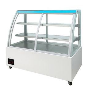 Refrigerador Exhibidor de Pasteles con Apertura Frontal, Vitrina Comercial con Puerta de Vidrio para Panadería, Pastelería y Cafetería - Product Image 2