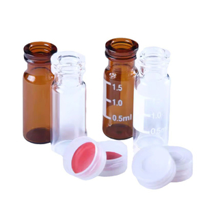 Flacon autosampler en verre transparent de 2 ml avec bouchon à clipser de 11 mm, flacon d'échantillonnage de haute qualité - Product Image 5