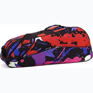 Muestra Gratuita de Bolsa de Bádminton BT5 |   2 compartimentos con cremallera para guardar 3 raquetas y ropa, kit de bádminton para guardar ropa - Product Image 5
