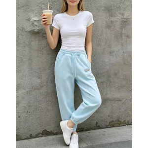Pantalons décontractés pour femmes <span class=keywords><strong>de</strong></span> haute qualité en gros, pantalons amples pour l'automne et l'hiver, mode personnalisée avec logo, pantalons <span class=keywords><strong>de</strong></span> sport pour femmes - Product Image 1