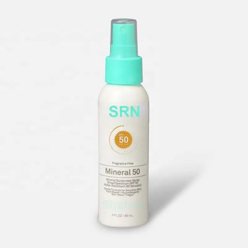 Private Label Vegan Mineral Sunblock Spf 50 Spray For Babies And Kids Sunscreen