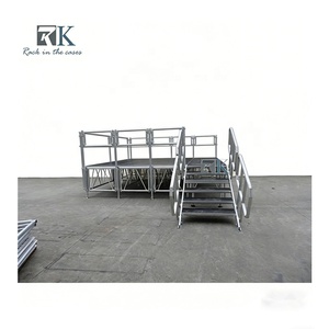Plataforma de Escenario Estable y Firme con Escaleras, Plataformas de Aleación de Aluminio para Stands - Product Image 2
