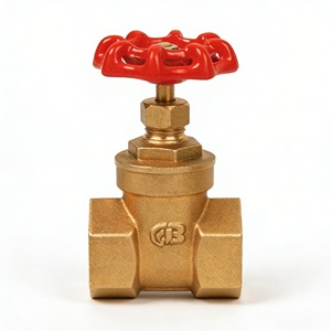 Vanne à opercule manuelle en bronze. Les filetages internes du volant sont adaptés aux conduites d'eau, d'huile et de gaz haute pression. - Product Image 1