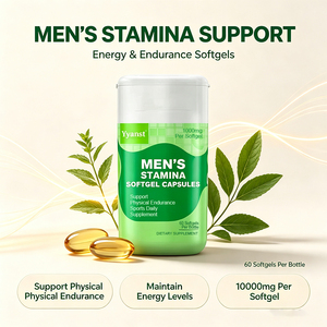 Capsules de gélules molles Stamina pour hommes 1000mg 60 unités – Soutien à l'endurance physique, supplément alimentaire quotidien pour le sport, formule santé OEM/ODM - Product Image 5