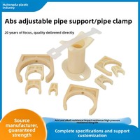 Support de tuyau réglable en ABS pour l'équilibrage des conduites et la connexion femelle des réservoirs d'aération à tête hexagonale