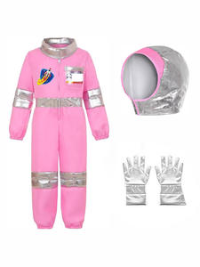 <span class=keywords><strong>Costume</strong></span> d'<span class=keywords><strong>astronaute</strong></span> rose pour filles et enfants <span class=keywords><strong>avec</strong></span> <span class=keywords><strong>casque</strong></span> et gants, inspiré de la NASA, combinaison spatiale en polyester pour Halloween - Product Image 6