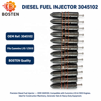 Injecteur de carburant diesel 3045102 3037229 3027588 pour moteur Cummins L10 LTA10, pièces de machines de construction et de générateurs