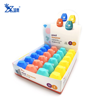 Nouvel arrivage Artculos Escolares Kids Stationery School 8mm & 12mm Holes Sacapuntas Meilleur taille-crayon double pour l'école et le bureau