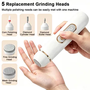 Electric Nail Grinder Digital Display Electric Foot Callus Remover <b>Portable</b> Adjustable Speed Nail Drill for Home Foot Nail Care - Product Image 3
