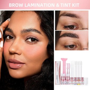 Nuevo Kit de Permanente de Cejas DIY, Permanente de Cejas Profesional Rápido, Kit de Tinte para Laminación de Cejas, Herramienta de Maquillaje para Realzar Cejas, Uso Doméstico - Product Image 2