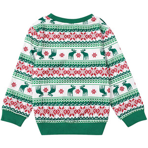 2026 NEW KJ 2024 Winter High Quality OEM/OEM 100% Cotton <strong>Jumper</strong> Custom Long Sleeve Pullover Knitted Family <strong>Christmas</strong> Sweater - Product Image 5