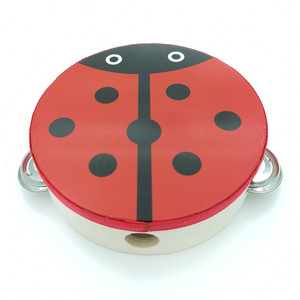 Wholesale Children High Quality Orff Early Education Percussion Tambourine Hand <b>Drum</b> Wood - Product Image 2