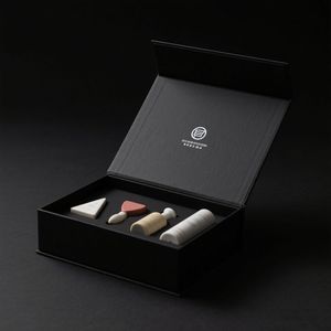 Luxury Black Rigid Child Proof Magnetic Cardboard Paper <b>Box</b> Custom Cosmetics Packaging Magnetic <b>Box</b> Design - Product Image 3