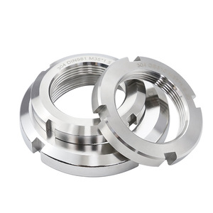 น็อตกลมสแตนเลส Bafang M35x1.5 GB812 304 น็อตล็อคสแตนเลสสำหรับอุตสาหกรรมก่อสร้าง - Product Image 1