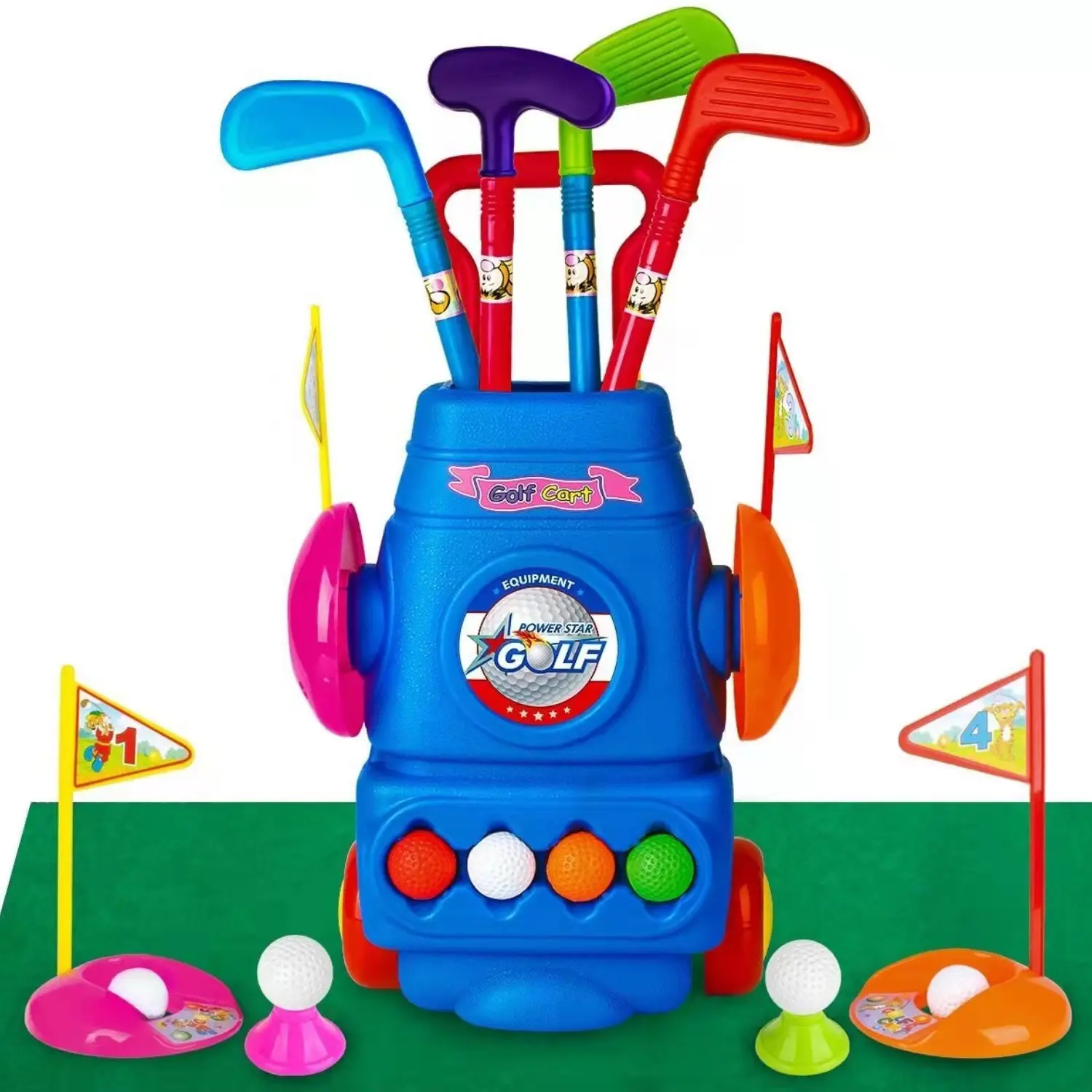 Набор для игры в мяч для детей, Детский клубный комплект, спортивные игрушки для мальчиков и девочек, гольф