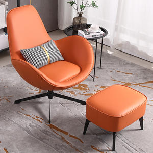 SFY108 canapé chaise oeuf salon canapé chaise base en métal 360 rotatif moderne inclinable salon <span class=keywords><strong>marron</strong></span> chaise de loisirs <span class=keywords><strong>fauteuil</strong></span> moderne - Product Image 6