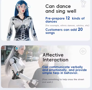 Robot intelligent humanoïde bionique avec mouvements corporels d'expression riche en peau de silicone de beauté pour la réception - Product Image 2