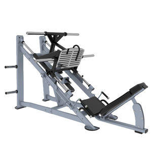Máquina de Sentadillas de 45 Grados de Grado Comercial con Patas Ajustables de Acero, Equipo de Musculación Duradero con Características de Seguridad y Carga de Placas - Product Image 2