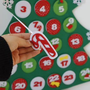 ต้นคริสต์มาสประดับประตูคุณภาพสูงทำจากผ้าสักหลาดโพลีเอสเตอร์พร้อมเรื่องราวเกี่ยวกับต้นคริสต์มาส จีน (ปักกิ่ง) ขายส่ง - Product Image 5